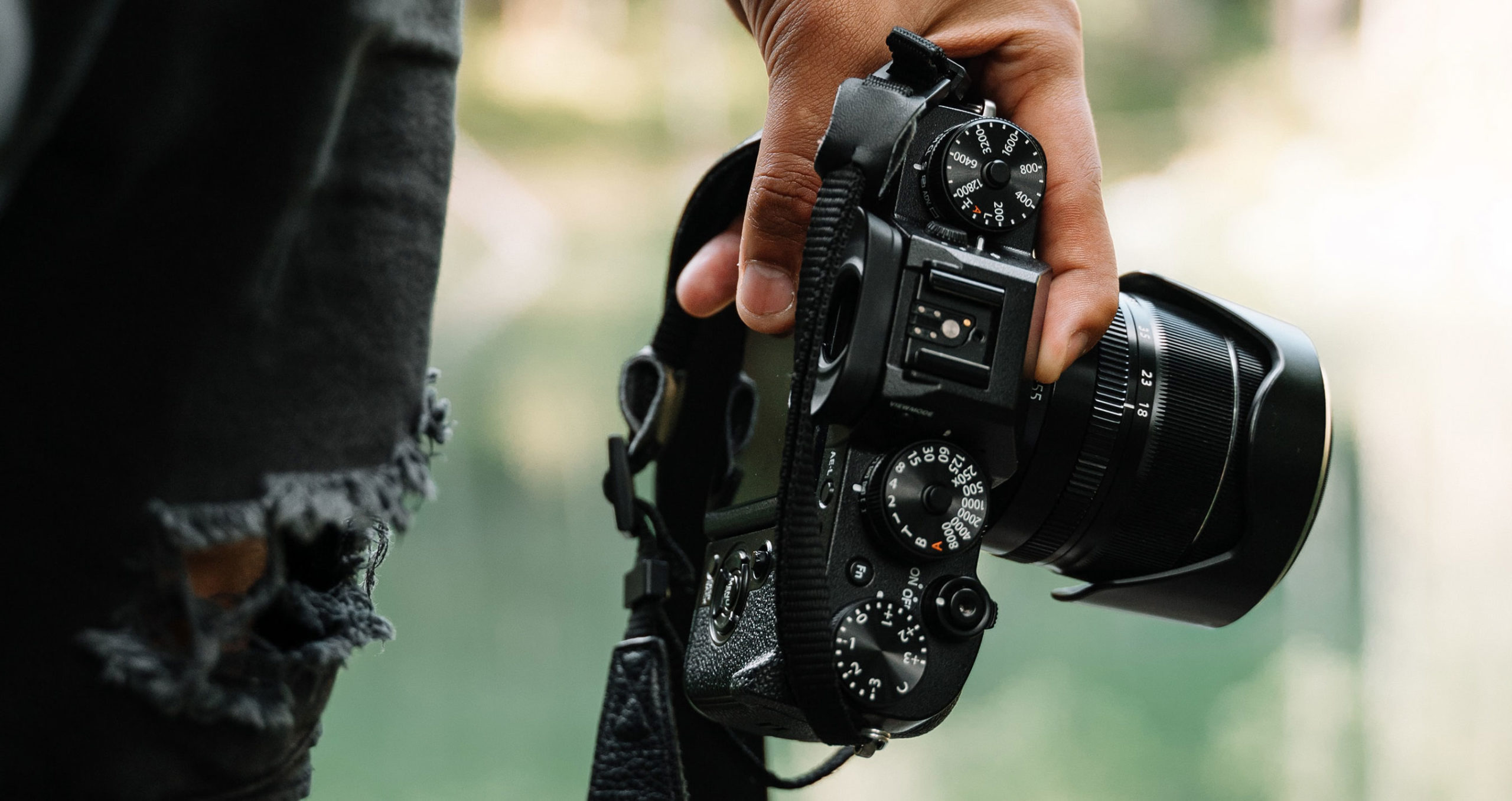 Kelowna marketing photographer holding camera