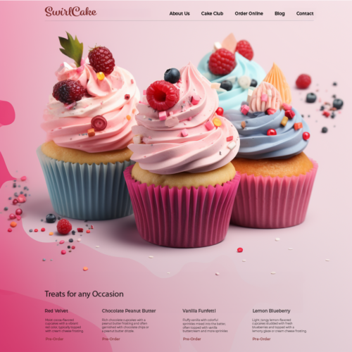 CupCake Bakery Website