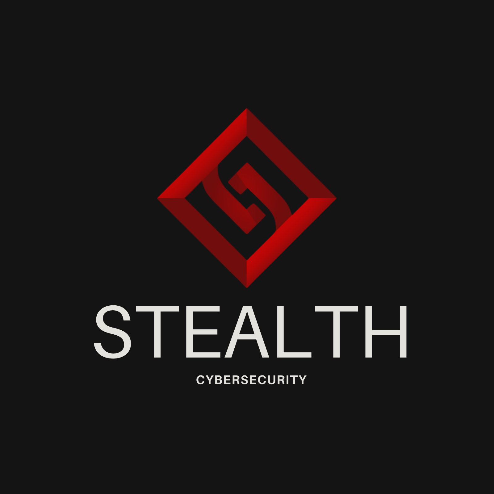 Stealth Cybersecurity Logo Design